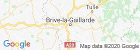 Brive La Gaillarde map